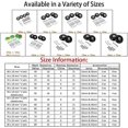 thumbnail image 2 of 40mm x 18mm Luggage Suitcase Replacement Wheels, Rubber Swivel Caster Wheels Bearings Repair Kits, A Set of 4, 2 of 4