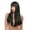 Black, variant on Happydeer Women 28 Inch Synthetic Hair Extension Heat Resistant Long Straight Hairpiece