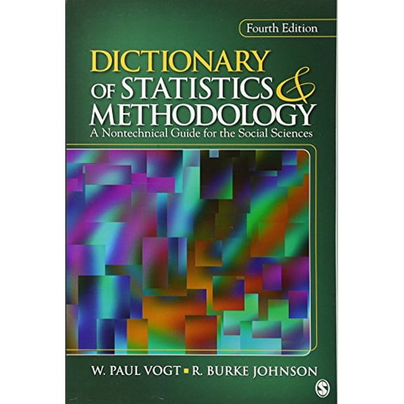 Pre-Owned Dictionary of Statistics & Methodology: A Nontechnical Guide for the Social Sciences, 9781412971096, 1412971098, Paperback, 4th edition