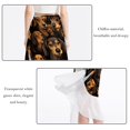 thumbnail image 2 of Dachshund Stylish Chiffon Beach Skirt Summer Dress with Polyester Straps, 2 of 6