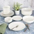 thumbnail image 2 of Gibson Home Gracious Dining 16 Piece Double Bowl Dinnerware Set, 2 of 4