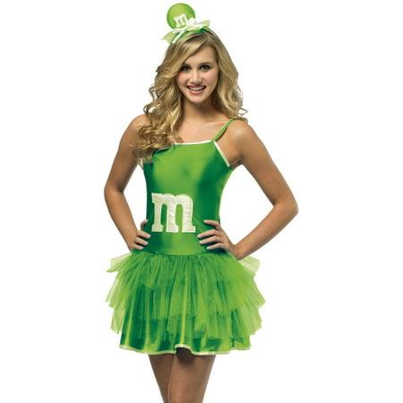 M&M Sassy Green Mini Tutu Teen Dress Up Girls Costume Teen