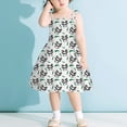 thumbnail image 4 of Little Girl Dresses Sleeveless Strap Summer Beach Dresses Casual Clothes Kids Sundress,Size 2 Years-3 Years, 4 of 4