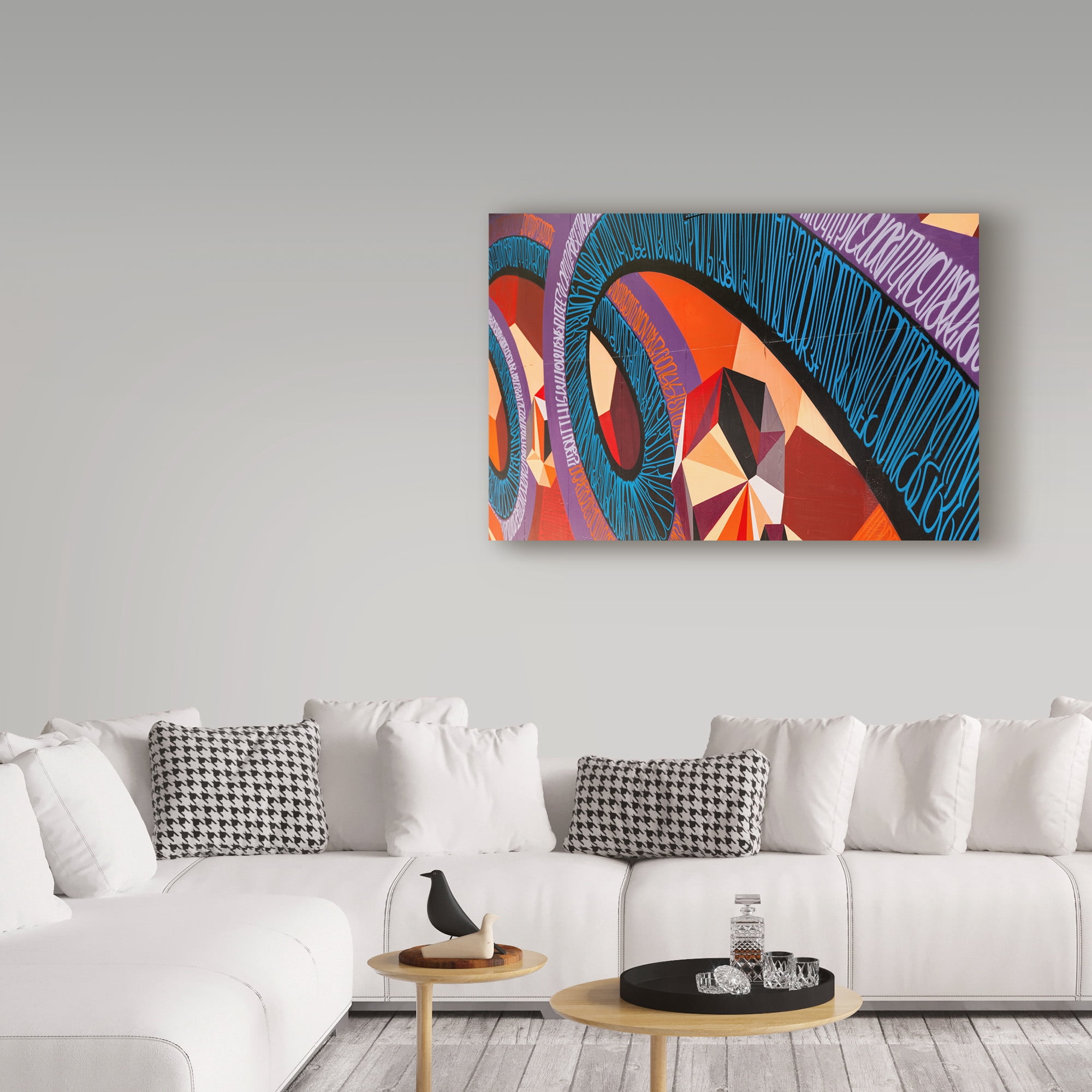 Trademark Fine Art 'Graffiti Swirl' Canvas Art by Chris Moyer