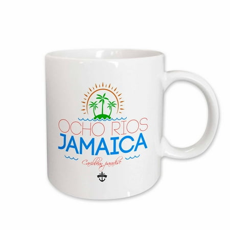 

Ocho Rios Jamaica Caribbean paradise text decorative images 11oz Mug mug-304043-1