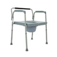 thumbnail image 2 of Silla Cómodo Bariátrico De Acero Aumento Para Baño Plegable, 2 of 4
