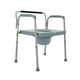 thumbnail image 2 of Silla Cómodo Bariátrico De Acero Aumento Para Baño Plegable, 2 of 4
