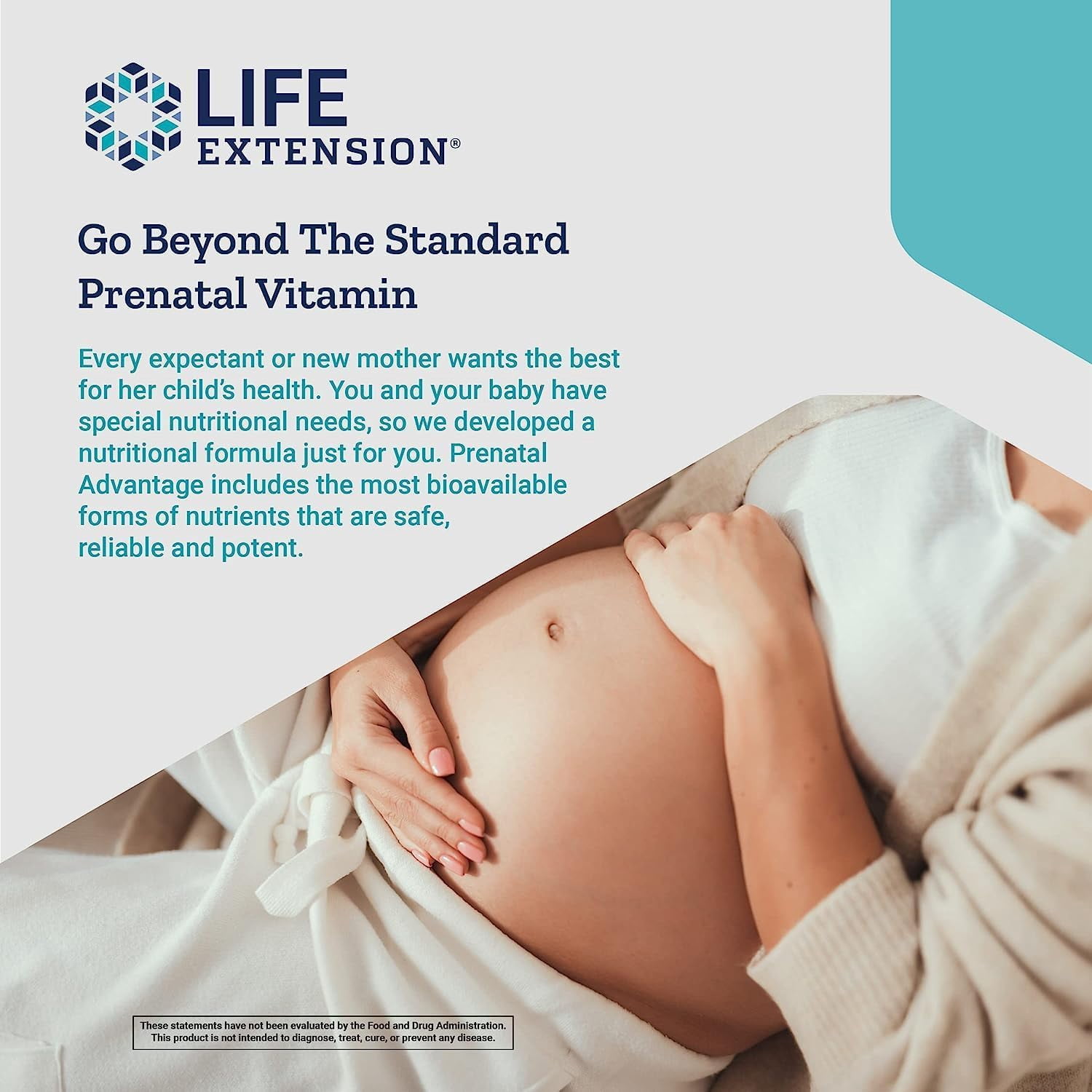 Life Extension Prenatal Advantage Supplement - Comprehensive Prenatal Vitamin - Gluten-Free, Non-GMO - 120 Softgels