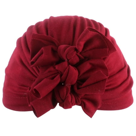 

Kids Caps Baby Boy Girl Bowknot Beanie Headwear Hair Bands Cap Elastic Hat