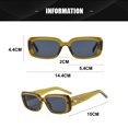 thumbnail image 3 of Las gafas de sol polarizadas del marco pequeño retro forman las gafas de sol de la personalidad de la tendencia, hechas de PC, TAC, 3 of 6