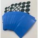 thumbnail image 3 of 100 Uds 21700 funda de envoltura de batería Tubo termorretráctil + 100 Uds anillos de papel de cebada tubo de cubierta de cinta de película de PVC de piel aislada retráctil, 3 of 5