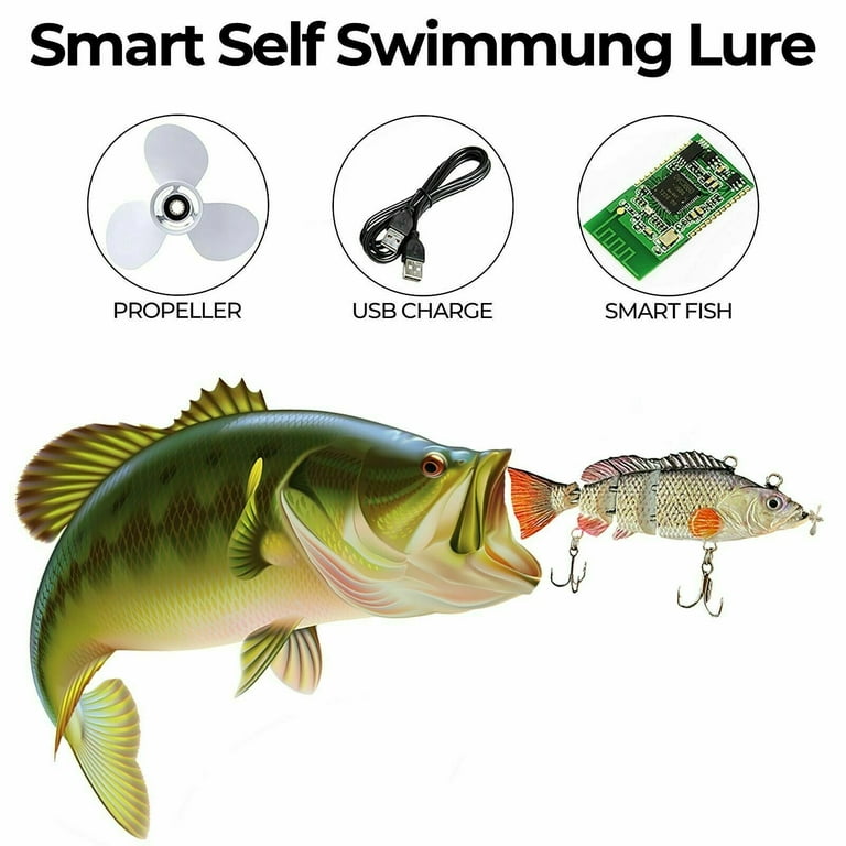 Ufish - Electric Fishing Lure for Bass Pike Musky Walleye, Size: 3.5, Gray