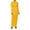 Yellow 1, variant on Kaemgyyd Cocktail Dresses for Women Turtleneck Long Sleeve Stretch Maxi Dress Solid Color Slim Bodycon Pencil Dress
