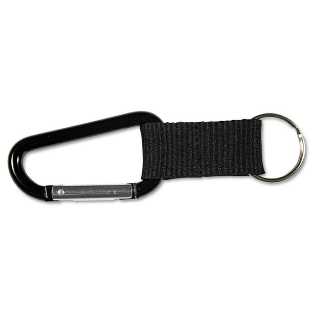 Advantus - 10/Pack, Advantus Carabiner Key Chains, Split Key Rings ...