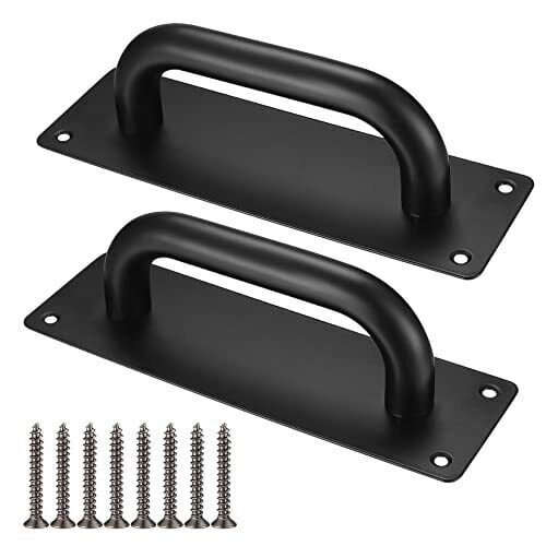 Door Handle Pull Push Door Plate Door Push Plate Handles Heavy Duty Barn Door...