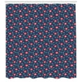 thumbnail image 3 of Flower Shower Curtain, Abstract Flower Arrangement Ornamental Garden Art Pattern Autumn Season Composition, Fabric Bathroom Set with Hooks, 69W X 75L Inches Long, Multicolor, by Ambesonne, 3 of 3