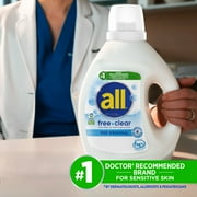 all Free Clear Liquid Laundry Detergent, 118 oz, 94 Loads