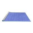 thumbnail image 2 of Ahgly Company Machine Washable Indoor Rectangle Abstract Blue Contemporary Area Rugs, 8' x 12', 2 of 4