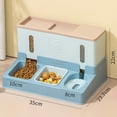 thumbnail image 3 of Dispensador de Comida de Agua de Gran Capacidad Sunnimix Comedero Automático para conejos azul, 3 of 8