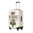 thumbnail image 2 of Daiia Wine Luggage Cover, Thickened Washable Travel Luggage Covers, Elastic Unique Baggage Covers for 18-20 inch Luggage-Medium, 2 of 9