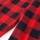 thumbnail image 4 of Blusa y pantalones con estampado a cuadros para hombre y papá, ropa familiar, pijamas, blusa y pantalones de poliéster, 4 of 5