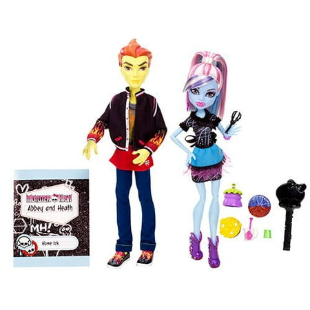Monster High Home Ick Abbey Bominable & Heath Burns 2-Pack