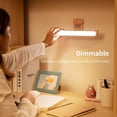 thumbnail image 2 of LINLIN Dimmable Under Cabinet Light, USB Rechargeable Magnetic Stepless Adjustable Color Temperature/Brightness Bedside Lamp for Kitchen, Wardrobe, Bedroom, Living Room, Work, 2 of 9
