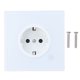 thumbnail image 1 of Toma de corriente inteligente 16A Panel de sincronización de pared inteligente de 1 vía Enchufe europeo blanco 95‑245V ZK‑EU16M (tipo Wifi) VoborMX herramienta, 1 of 8