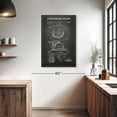 thumbnail image 3 of Elephant Stock Firefighter Helmet Bw Patent Wall Art - Vertical Canvas Wall Art - Home Office Wall Decor - Profession Canvas - Gray And Black Decor - 26" x 39", 3 of 8