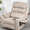 Beige, variant on JUUXO Lay Flat Recliner with Tabletop - Wireless Phone Charger, Cup Holder & Lumbar Pillow - Dual Motor Lift Chair Fully Recline Length 74.8 inches - Perfect for Big & Tall - 400 lbs Capacity