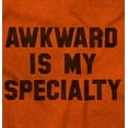 thumbnail image 2 of Awkward Specialty Funny Sarcastic Men's Graphic T Shirt Tees Brisco Brands X, 2 of 5