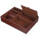 thumbnail image 4 of Mesita de noche, joyero, tocador, caja de almacenamiento de cuero sintético para teléfono, llaves, billetera, reloj y gafas., 4 of 5