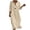 Beige #3, variant on Denim Dress for Women Maxi Crew Neck Plus Size Womens Dress Short Sleeve for Wedding Long Casual Summer Blue S