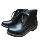 thumbnail image 3 of NECHOLOGY Botas Mujer Adulto Femenino Zapatos Botines para mujer Retro Mujer Ocio Color sólido Tacones cuadrados Cordones Botines cortos Zapatos de punta redonda (Black, 7.5), 3 of 6