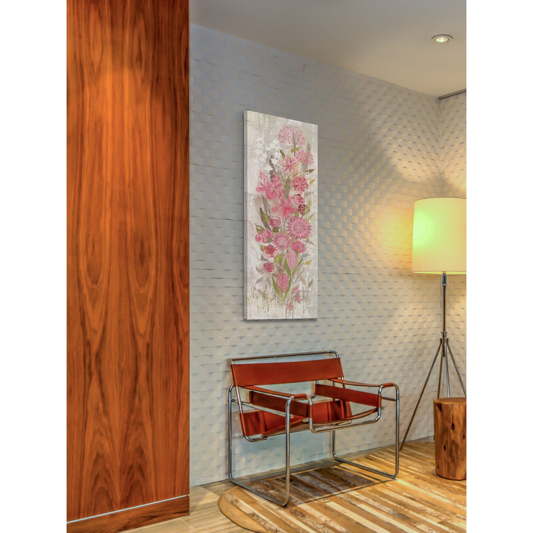 Marmont Hill "Floral Frenzy Soft Pink II" Painting Print on Canvas