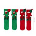 thumbnail image 3 of Christmas Hand Socks Novelty Cartoon Big Eyes Middle Tube Socks Hosiery for Kids Holiday Festival Party Gift, 3 of 9