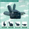 thumbnail image 4 of Elderly Living Room Lounge Electric Power Lift and Lay Flat Recline Recliners, 4 of 9