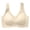 Gold, variant on Women Solid Wireless Jelly Bra, Scalloped Neck Breathable Support Daily Underwear
