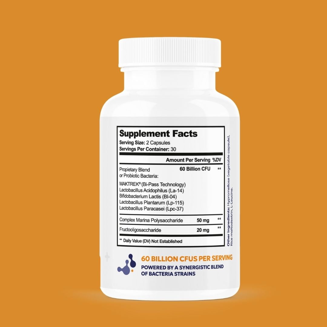 Visible Science Probiotic Formula – Probiotic Strains – Gut, Digestive & Immune Health Support – 60 Billion CFU, Capsules 60ct