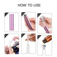 thumbnail image 4 of LISAPACK 8ML Perfume Atomizer Spray Bottle (2 PCS) Empty Cologne Dispenser Portable (Pink, Mauve), 4 of 6