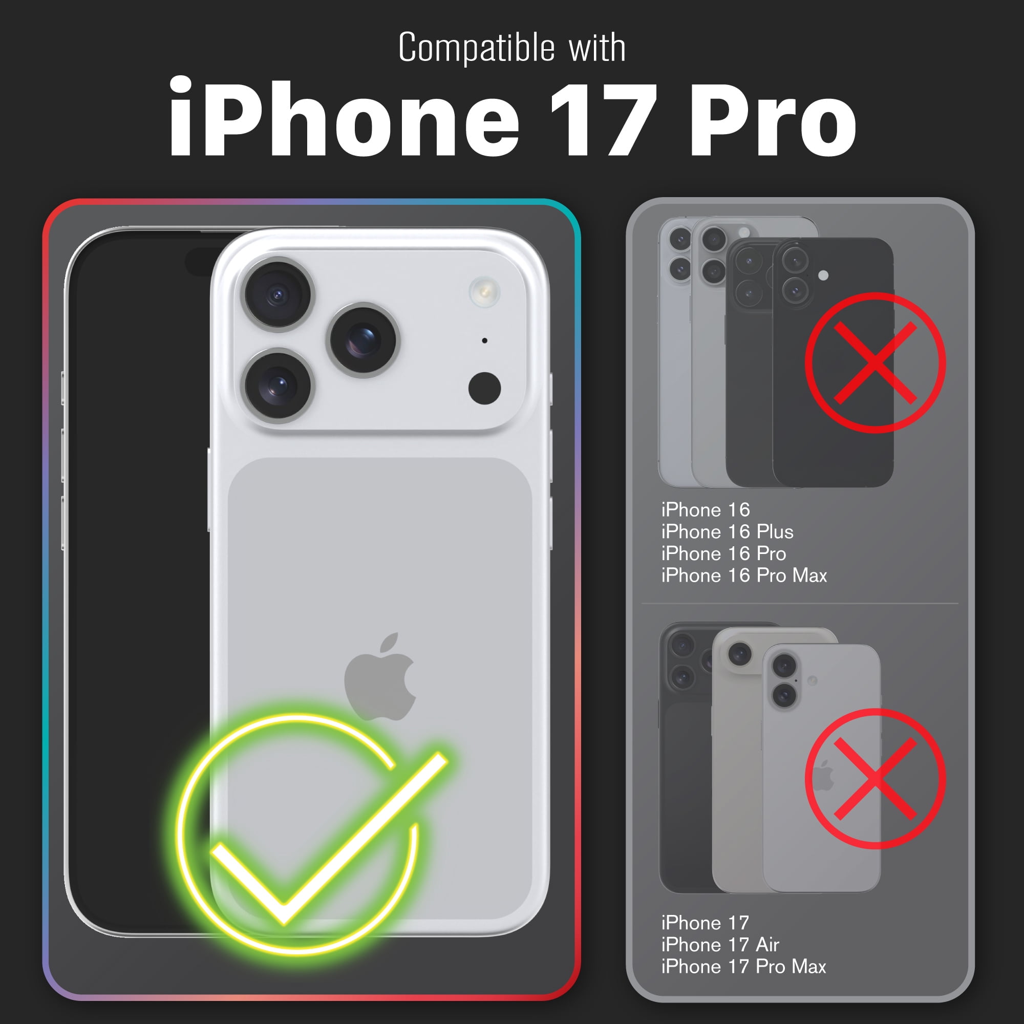 Vena vCommute For Apple iPhone 17 Pro Case Hidden Wallet,  Flip Leather Cover Slot Card Holder with kickstand, [Military Grade Drop Protection], Black