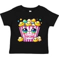 thumbnail image 3 of Inktastic Kawaii Buttered Popcorn Girls Toddler T-Shirt, 3 of 5