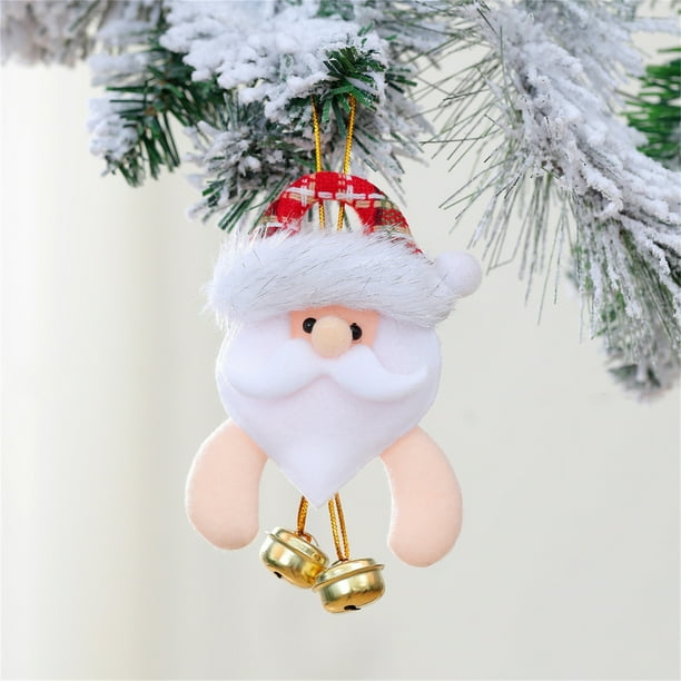 Artesanías Decorativas Adorno colgante de muñeca navideña para decoración de fiestas y árbol de Navidad (1 unidad) Rkxzt