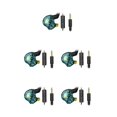 thumbnail image 2 of Sidaley Auricular HIFI de 3,5 mm Auriculares de botón con bobina móvil Sonido estéreo Verde claro Type2 NO2, 2 of 6