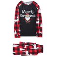 thumbnail image 1 of LSLJS Christmas Pajamas Pyjamas de Noël Assortis pour la Famille, Ensemble Assorti pour la Famille, Pyjamas de Noël pour la Famille, Ensemble Haut à Carreaux Rouges et Pantalons Longs, Ensembles de Vêtements de Nuit pour les Fêtes de Noël, 1 of 4