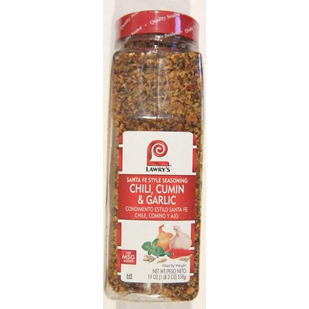(Price/Pack)Lawry s Chili Cumin & Garlic Santa Fe Style  19 Ounces  6 per case