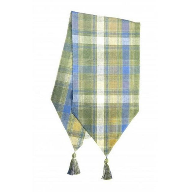 13 x 72 in. Ribbed Table Runner with Tassels, Montari