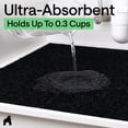 thumbnail image 4 of GORILLA GRIP LeakGuard Under Sink Mat, Waterproof Shelf Liner, Non-Adhesive, 24x24 Black, 4 of 9