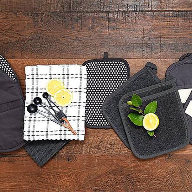 Morease Royale Collection 100 Cotton Terry Cloth Pot Holder Set