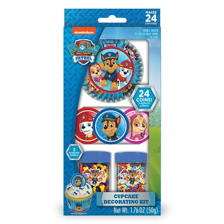 Paw Patrol Cupcake Decorating Kit Walmart Com